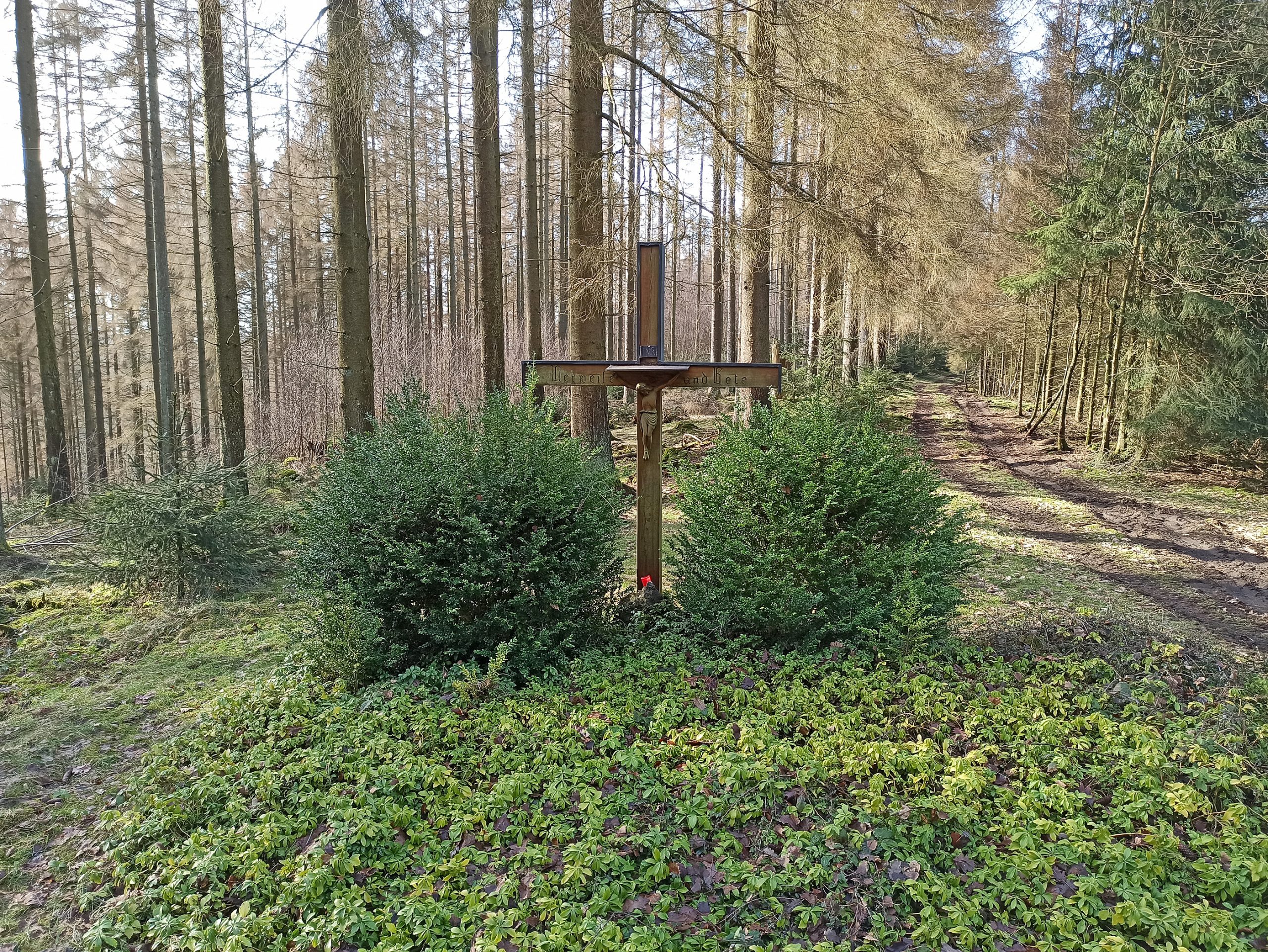 Station „Op Me Krüze“ oberhalb von Rehringhausen auf dem alten Prozessionsweg nach Neuenkleusheim