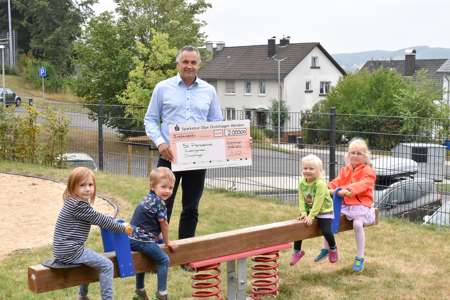 Kindergarten freut sich über Spende