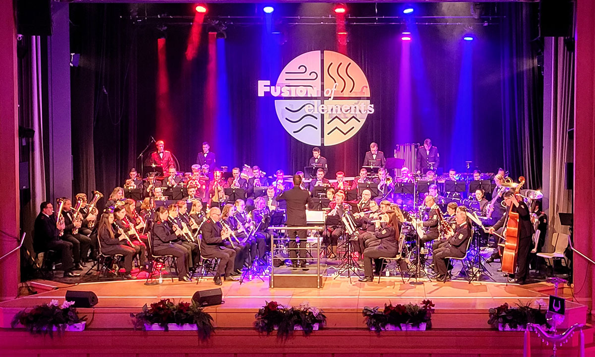 Musikzug der Freiwilligen Feuerwehr Olpe spielte zum Jahreskonzert auf